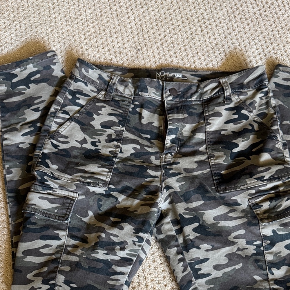 Camo stretch jean